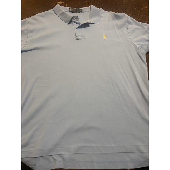 Ralph Lauren Other - Vintage 90's Polo Ralph Lauren Men's Polo Shirt Blue With Hello Pony XL Retro